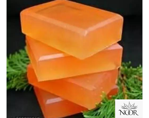 Orange organic soap