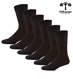 Men's Black Cotton Socks Pack of 3